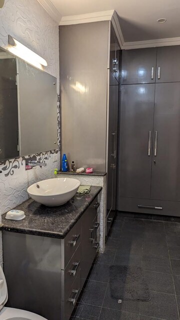 Bathroom in 3 BHK Builder Floor at Ansal Sushant Lok I, Sector 43 – for Rent