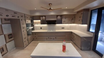Kitchen in 4 BHK Builder Floor at Ansal Sushant Lok I, Sector 43 – for Rent