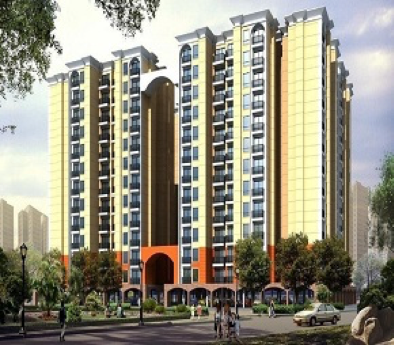Resale 3 Bedroom 1600 Sq.Ft. Apartment in Shiv Sai Park Apartments
