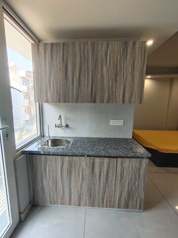 Kitchen in Studio Builder Floor at Ansal Sushant Lok I, Sector 43 – for Rent