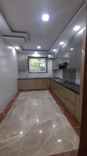 Kitchen in 3 BHK Builder Floor at Ansal Sushant Lok I, Sector 43 – for Rent