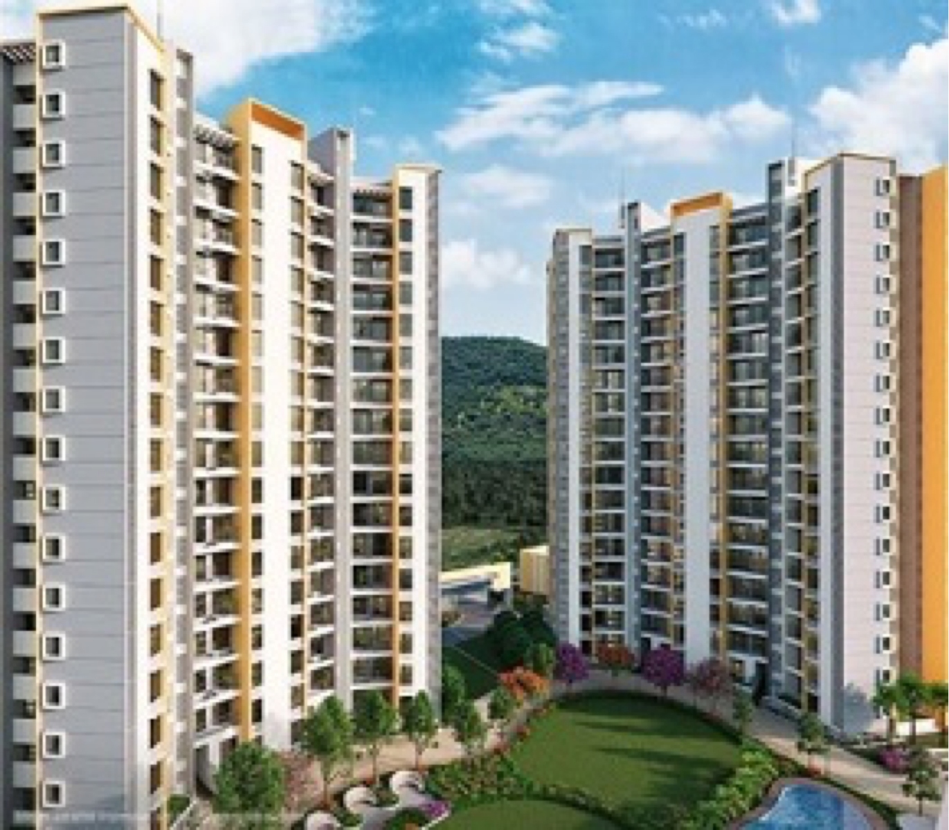 Rental 2 Bedroom 592 Sq.Ft. Apartment in Shapoorji Pallonji Joyville Hinjewadi Phase 2