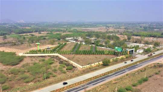 Best Low Cost Premium Commercial Plots On Warangal Highway Facing Near Yadadri Temple