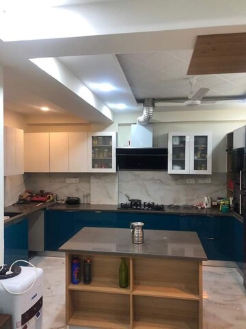 Kitchen in 3 BHK Builder Floor at Ansal Sushant Lok I, Sector 43 – for Rent