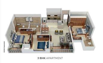 3 BHK Apartment For Resale in Nisarg Royal Square Moshi Pune  5984770