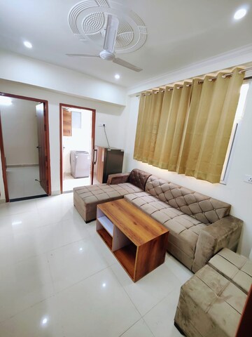 Living Room in 2 BHK Builder Floor at Ansal Sushant Lok I, Sector 43 – for Rent