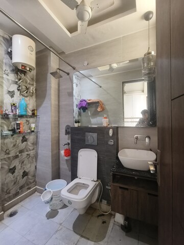 Bathroom in 2 BHK Builder Floor at Dwarka Mor – for Rent