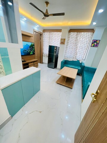 Kitchen in 1 BHK Builder Floor at Ansal Sushant Lok I, Sector 43 – for Rent