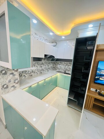 Kitchen in 1 BHK Builder Floor at Ansal Sushant Lok I, Sector 43 – for Rent