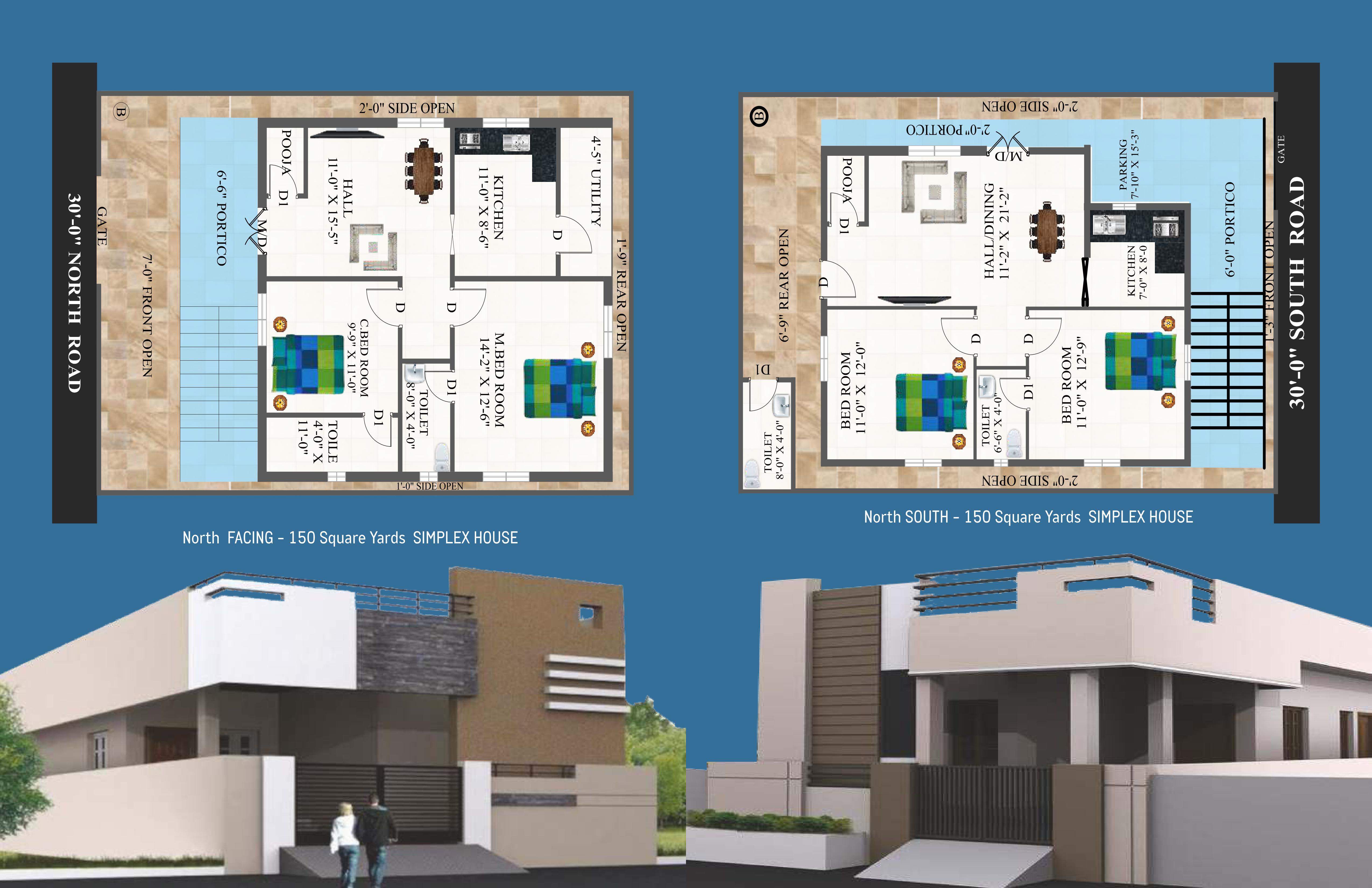Resale 2 Bedroom 1200 Sq.Ft. Independent House in Duvvada Vizag 6033281