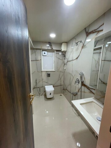 Bathroom in 2 BHK Apartment at Avvad Shubham Avalon CHS, Ghatkopar East – for Rent