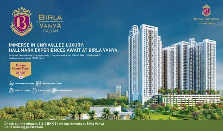 Exterior View, birla-vanya 2 Bedroom 726 Sq.Ft. Apartment In Kalyan West Thane 6046164