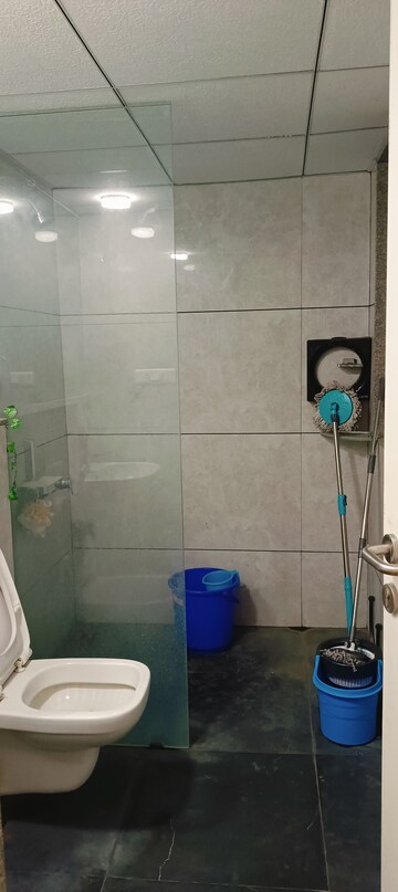 Bathroom in 3 BHK Apartment at Kumar Princetown Royal, Undri – for Rent