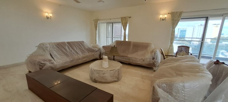 Living Room, embassy-oasis 4 Bedroom 4100 Sq.Ft. Apartment In Frazer Town Bangalore 6052056