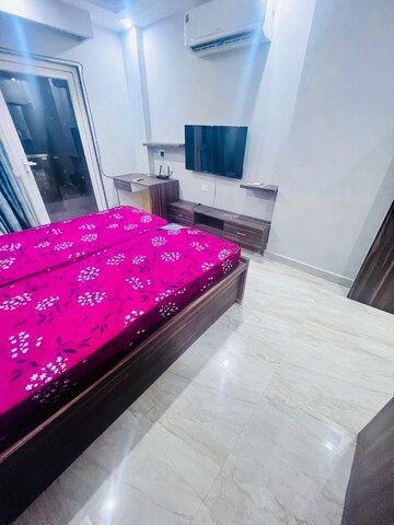 Bedroom in 1 BHK Builder Floor at Ansal Sushant Lok I, Sector 43 – for Rent