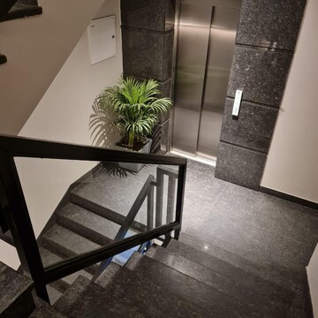 Staircase in 4 BHK Builder Floor at Ansal Esencia-Mulberry Homes, Sector 67 – for Rent