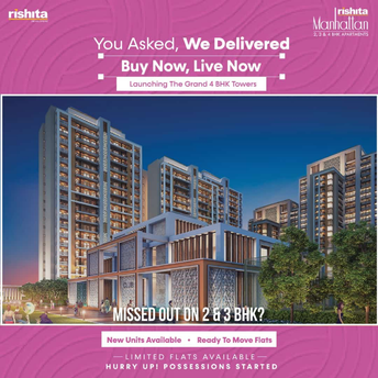 4 BHK Apartment For Resale in Rishita Manhattan Gomti Nagar Lucknow 6058874