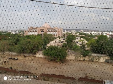Balcony in 1 BHK Apartment at Unique Aura, Lal Kothi – for Rent