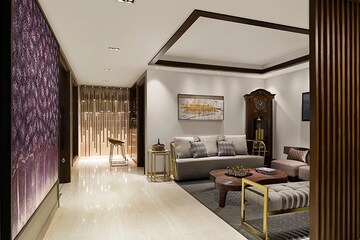 Living Room in 4 BHK Apartment at DLF The Magnolias, Sector 42 – for Sale