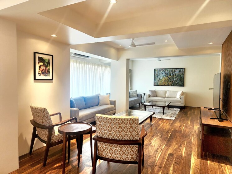 Living Room, juhu-scheme 4 Bedroom 3000 Sq.Ft. Apartment In Juhu Mumbai 6084151