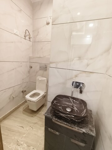 Bathroom in 2 BHK Builder Floor at Dwarka Mor – for Rent