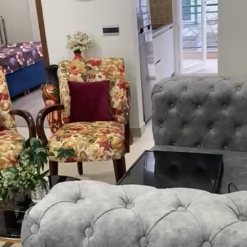 Living Room in 3 BHK Apartment at Central Park 3 Flower Valley, Sohna Sector 33 – for Rent