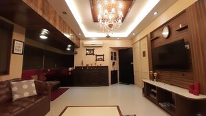 Living Room in 1 BHK Apartment at Ganga Bhavan, Versova – for Rent