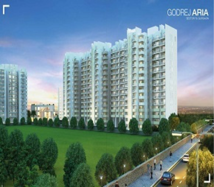 Exterior View, godrej-aria 3 Bedroom 1983 Sq.Ft. Apartment In Sector 79 Gurgaon 6144263