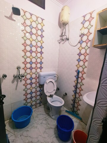 Bathroom in 2 BHK Builder Floor at Dwarka Mor – for Rent