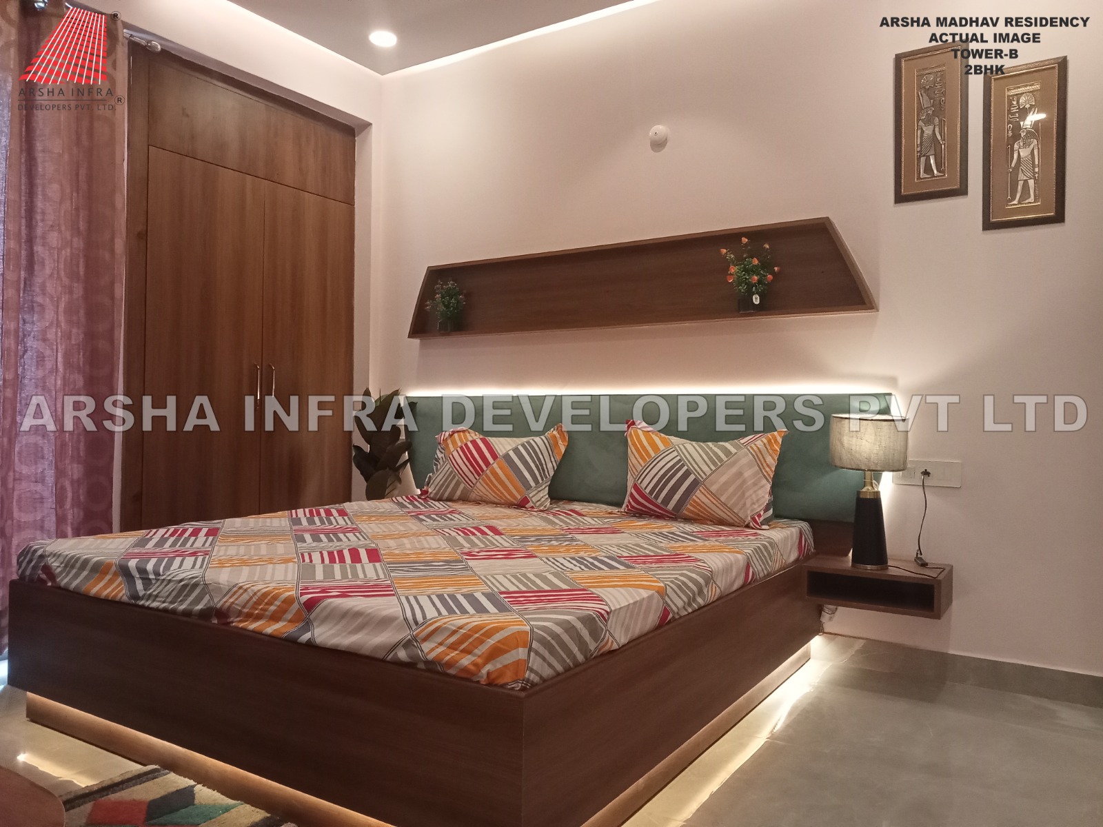 2 BHK Apartment For Resale in Arsha Madhav Residency Indira Nagar Lucknow  6150382