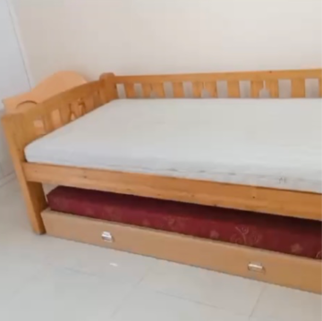 Bedroom in 2 BHK Apartment at Supertech Hues, Sector 68 – for Rent
