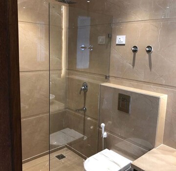 Bathroom in 3.5 BHK Apartment at Unitech Harmony, Sector 50 – for Rent