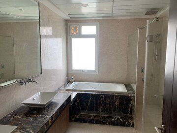 Bathroom in 5 BHK Apartment at Prestige White Meadows, Whitefield – for Rent