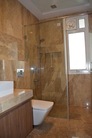 Attached Bathroom in 5 BHK Apartment at Prestige White Meadows, Whitefield – for Rent