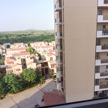Balcony in 4 BHK Apartment at Emaar The Palm Springs, Sector 54 – for Rent