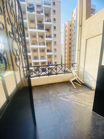 Balcony in 2 BHK Apartment at Raheja Vistas Phase 3, Mohammadwadi – for Rent