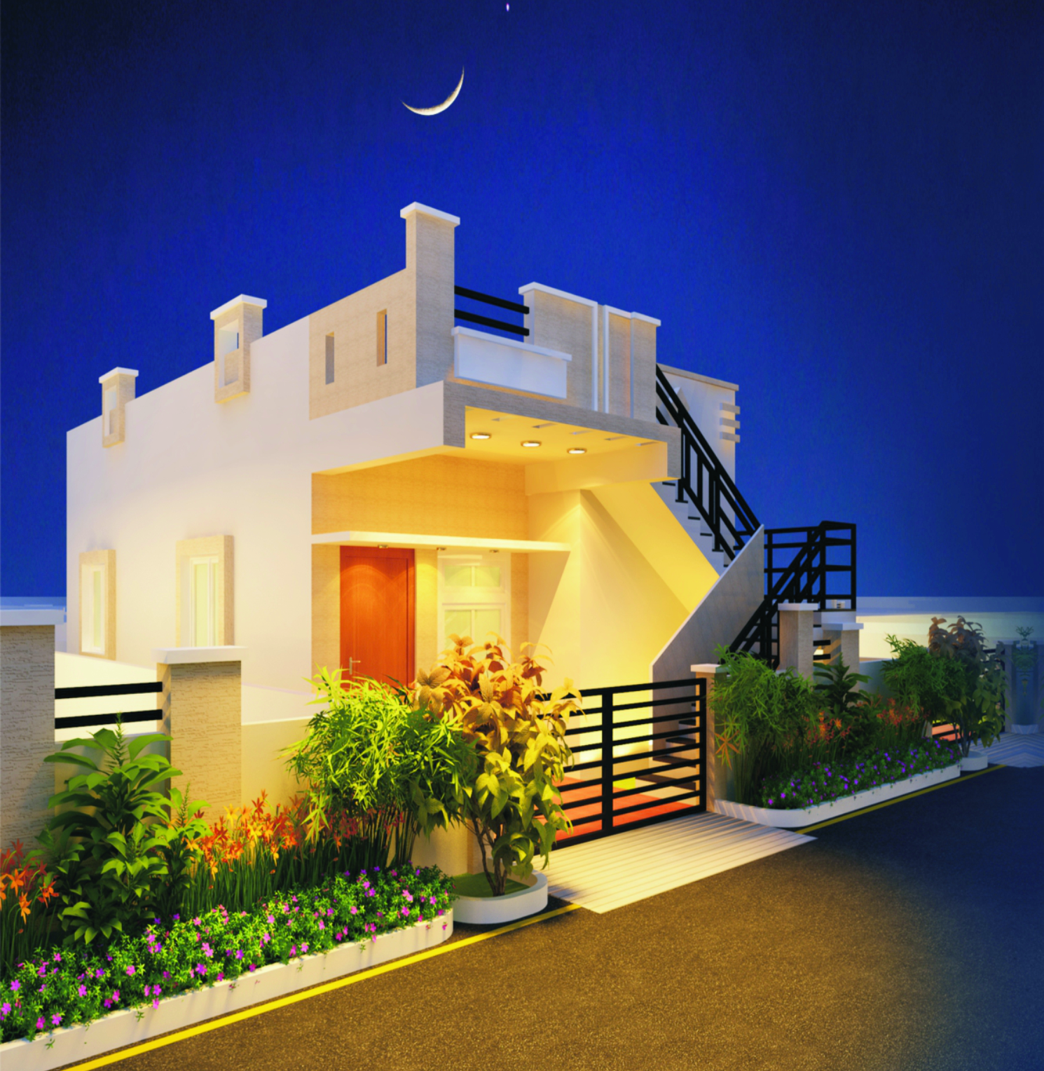 Resale 2 Bedroom 835 Sq.Ft. Independent House in Prajay Water front