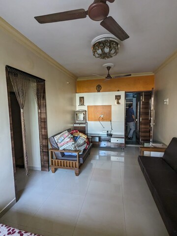 Living Room in 1 BHK Apartment at Parsik Nagar – for Rent