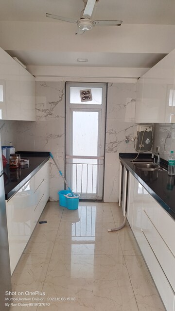 Kitchen in 2.5 BHK Apartment at Marathon Monte South, Byculla West – for Rent