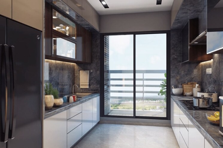 Kitchen, samrin-heritage 2 Bedroom 846 Sq.Ft. Apartment In Panch Pakhadi Thane 6152754