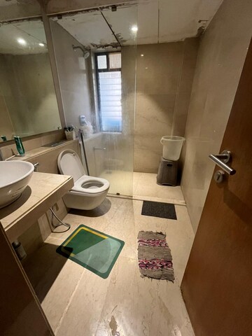 Bathroom in 3 BHK Apartment at Ozone The Gateway, Andheri West – for Rent