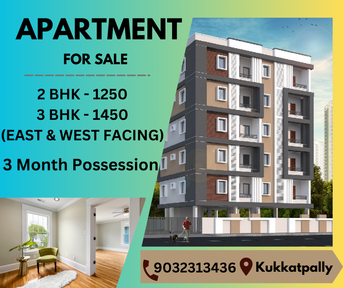 3 BHK Apartment For Resale in Sri Sai Apartments Kukatpally Kukatpally Hyderabad 6221705