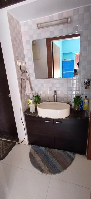 Bathroom in 2 BHK Apartment at Parsik Nagar – for Sale