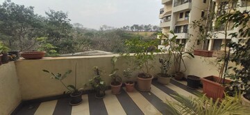 Balcony in 3 BHK Apartment at Raheja Vistas Phase 1, Mohammadwadi – for Rent