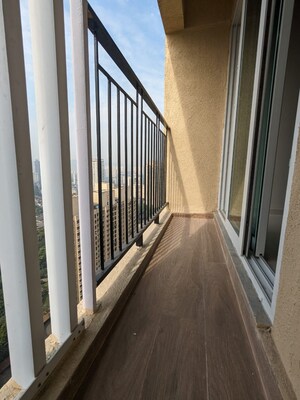 Balcony in 2 BHK Apartment at Rustomjee Urbania, Majiwada – for Rent