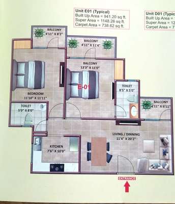 2 BHK Apartment For Resale in Phaphamau Allahabad 6240142
