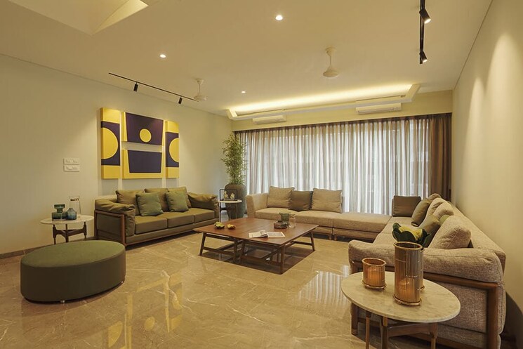 Living Room, vesu 3 Bedroom 1641 Sq.Ft. Apartment In Vesu Surat 6250511
