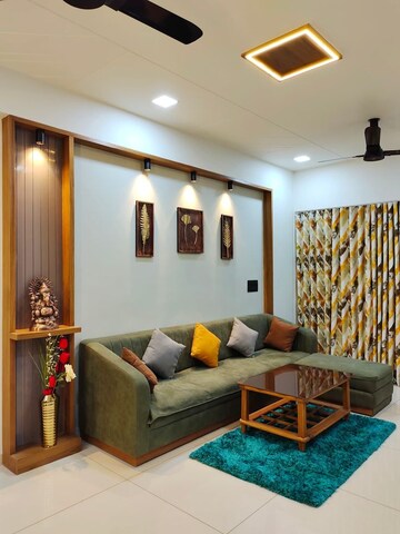 Living Room in 5 BHK Apartment at Piplod – for Sale