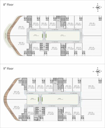 Commercial Office Space 1200 Sq.Ft. For Rent in Surat Dumas Road Surat  6254346