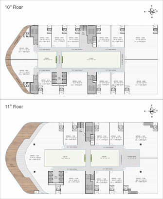 Commercial Office Space 1200 Sq.Ft. For Rent in Surat Dumas Road Surat  6254346